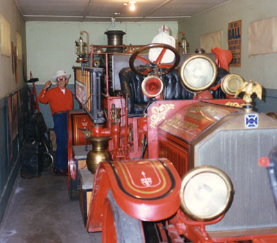 Ward with fire engine