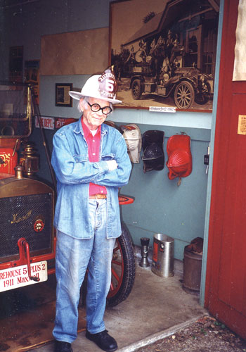 Ward with fire engine